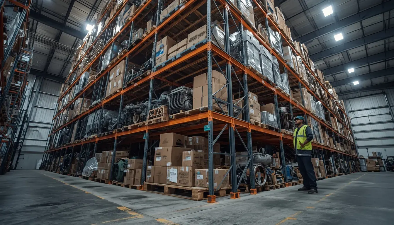 Heavy duty shelving untuk penyimpanan industrial