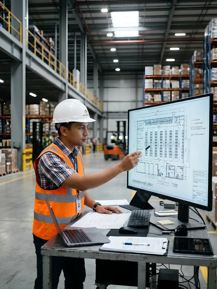 Warehouse planning consultation for industrial racking systems