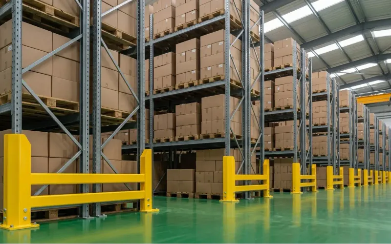 Accessories and Safety barriers for racking systems