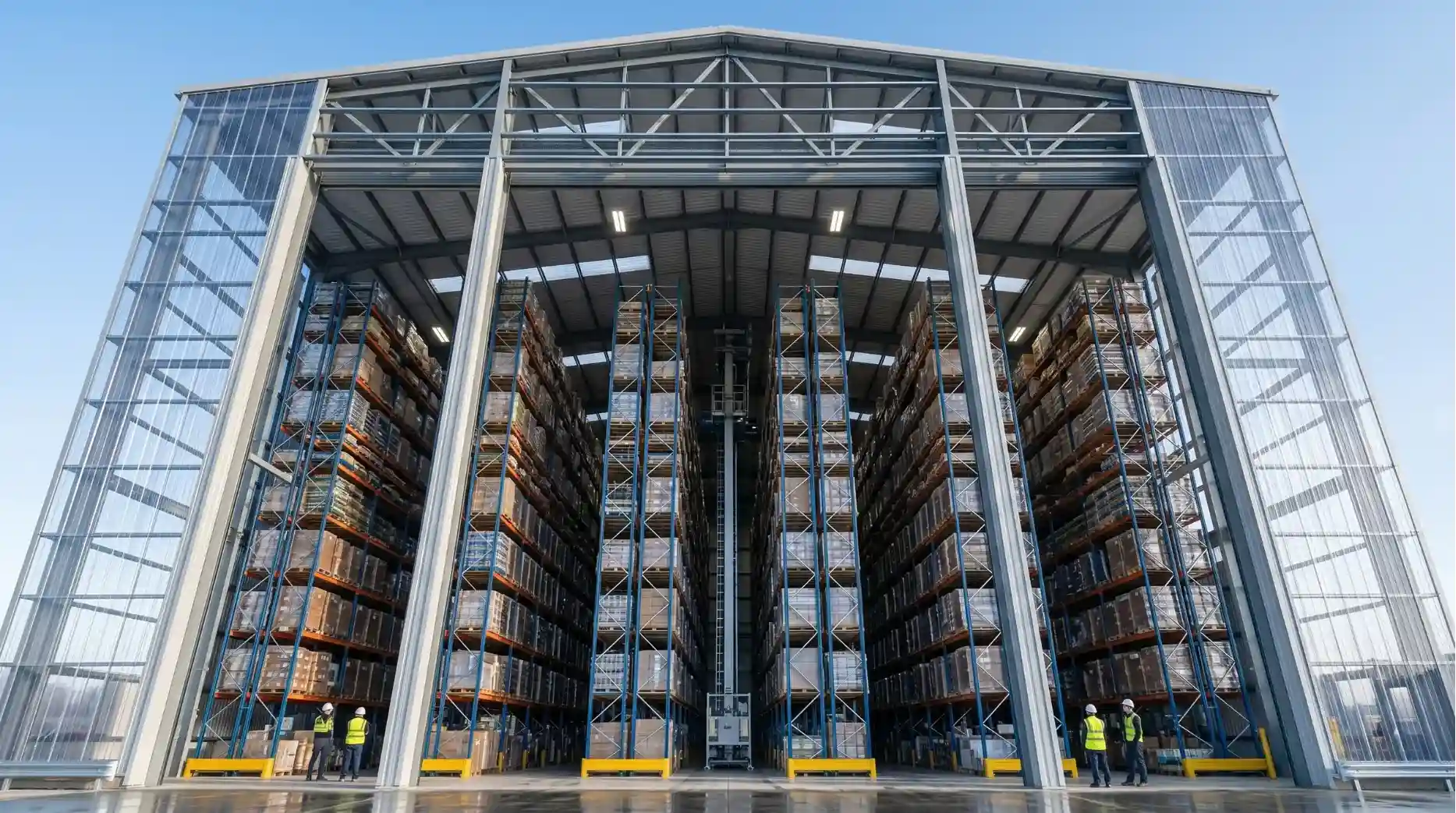 Rack-Supported Building Structure