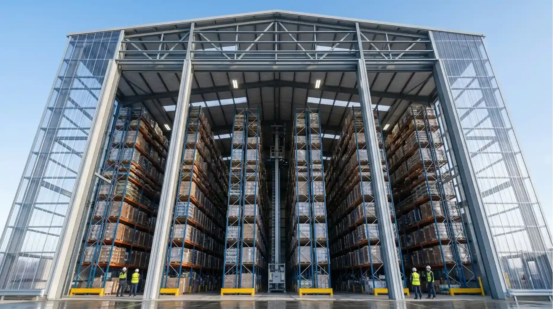 Rack-Supported Building Structure