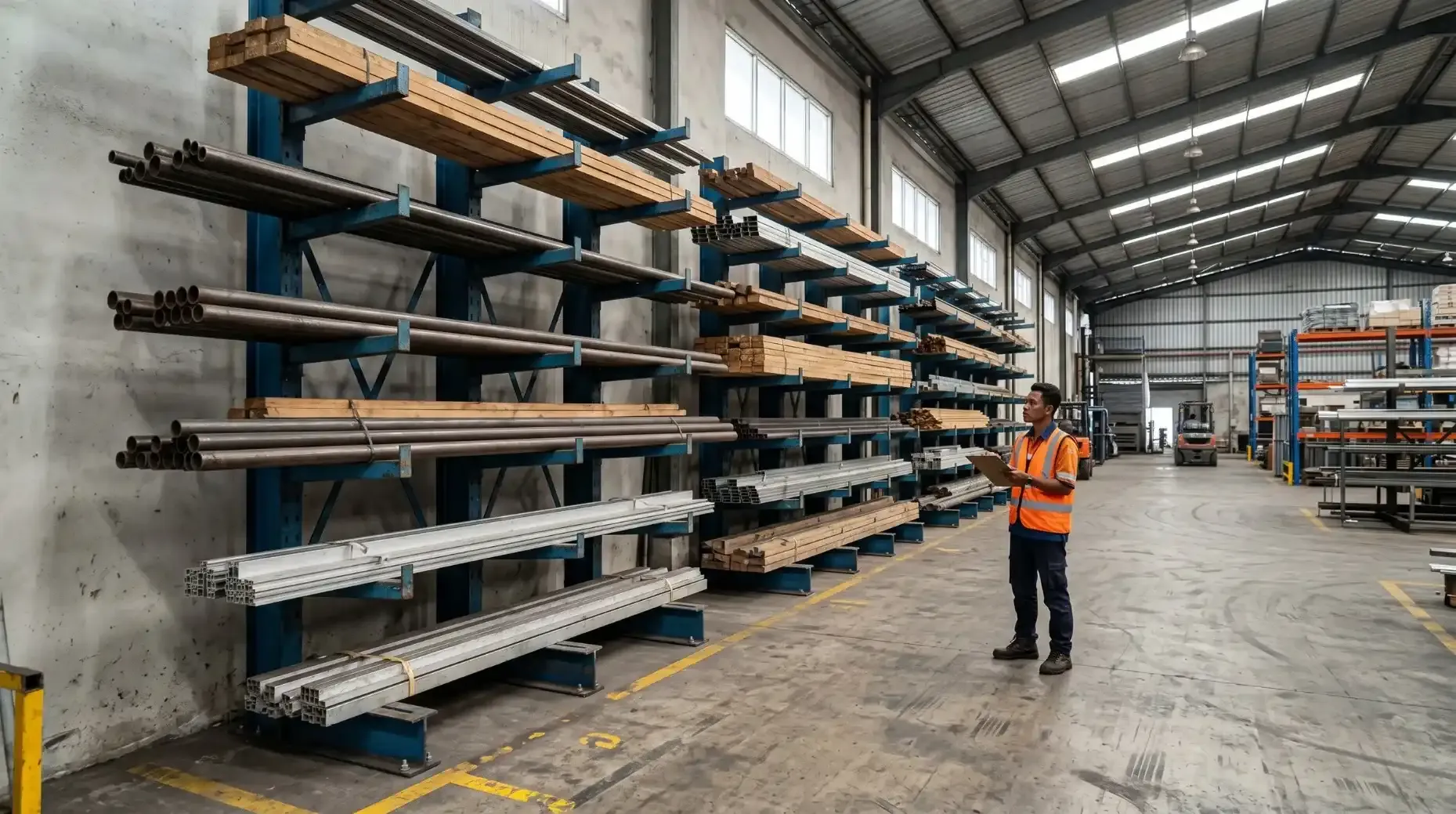 Single Sided Cantilever Rack