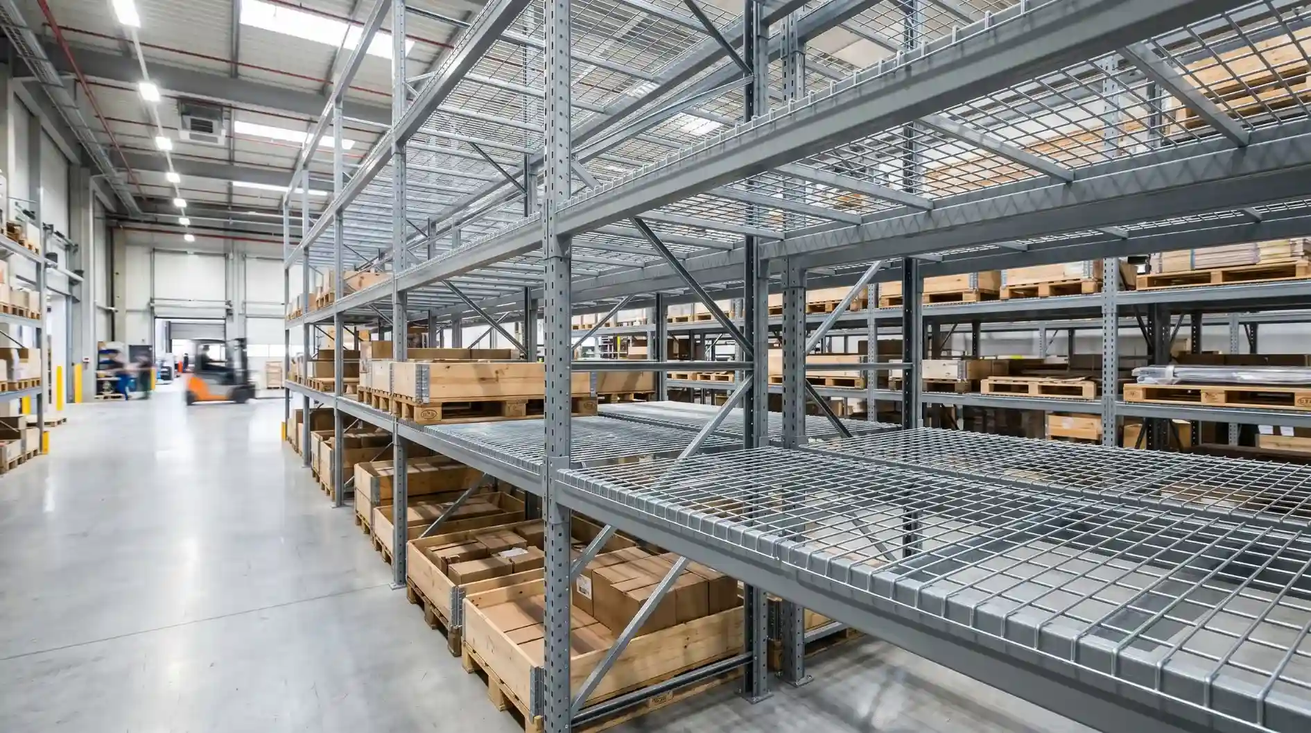 Wire Mesh Decking / Steel Panel Shelves