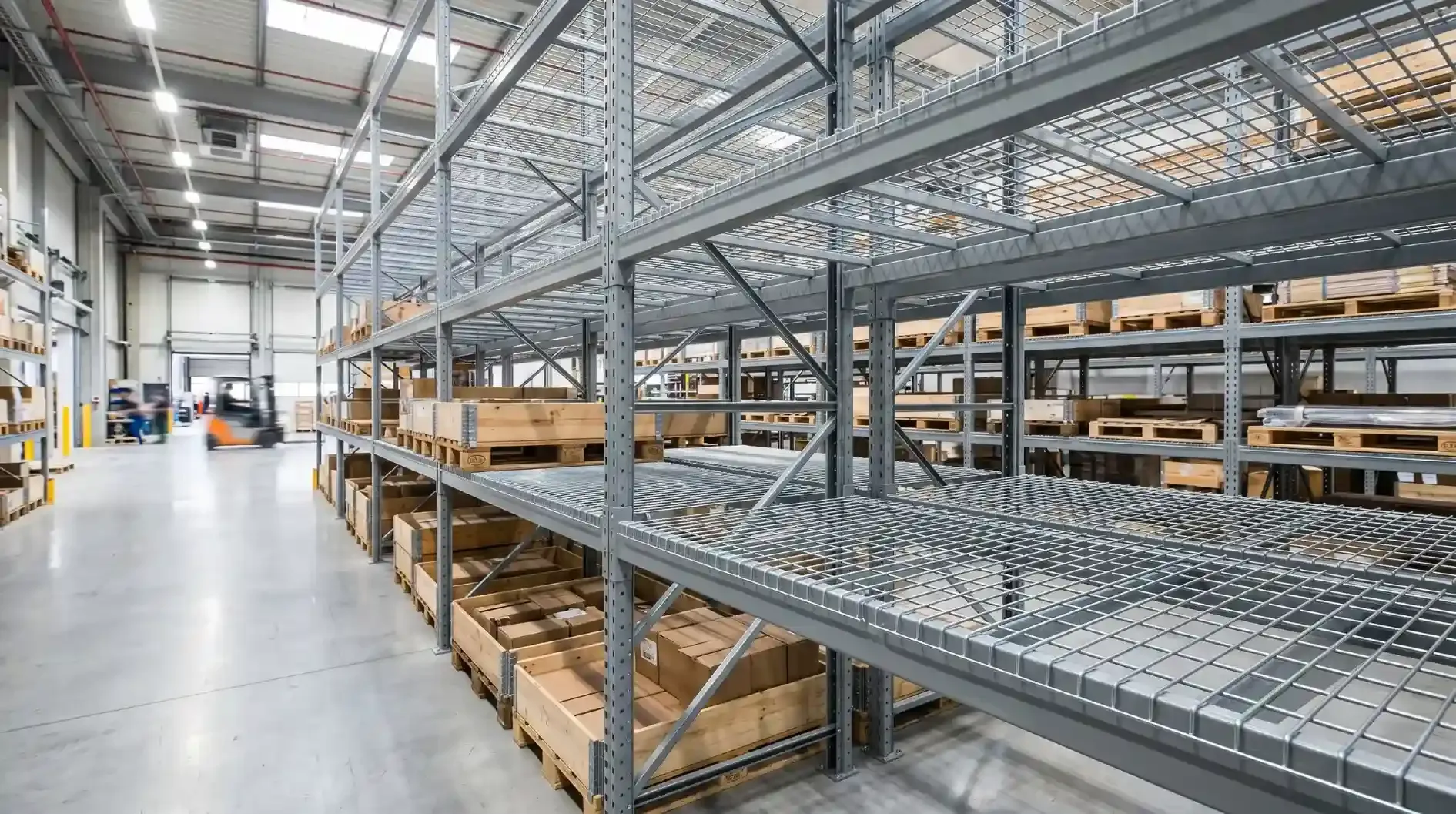 Wire Mesh Decking / Steel Panel Shelves